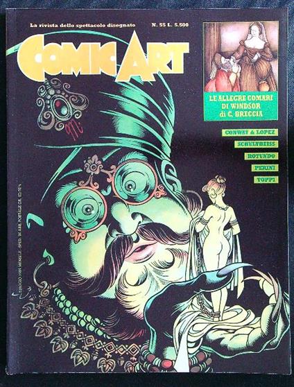 Comic art 55 maggio 1989 - copertina