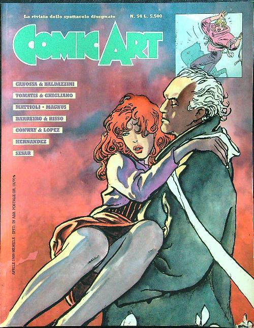 Comic art 54 aprile 1989 - copertina