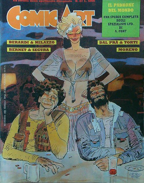 Comic art 27 novembre 1986 - copertina