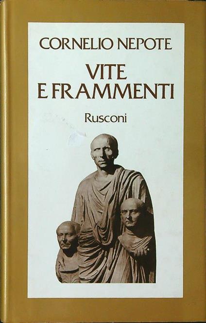 Cornelio Nepote - Vite e frammenti - Antonio Sartori - copertina