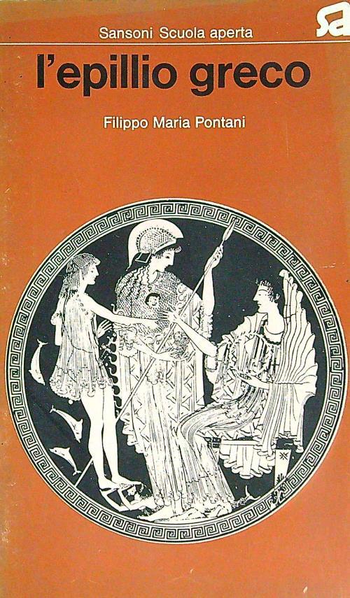 L' epillio greco - Filippo Maria Pontani - copertina