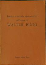 Poetica e metodo storico-critico nell'opera di Walter Binni