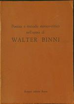 Poetica e metodo storico-critico nell'opera di Walter Binni