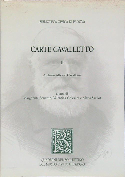 Carte Cavalletto II Archivio Alberto Cavalletto