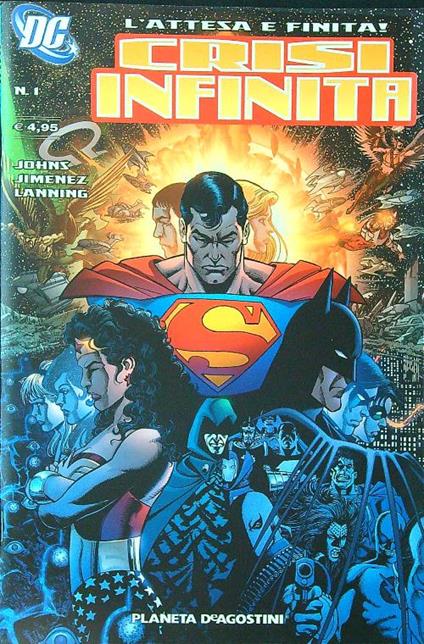 Crisi infinita n. 1 - copertina