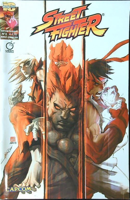 Capcom presenta n. 3 - Street Fighter - copertina