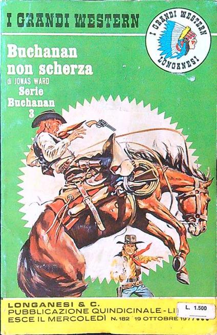 Buchanan non scherza - Jonas Ward - copertina