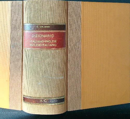 Dizionario italiano-inglese e inglese-italiano - Giuseppe Orlandi - copertina