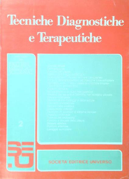 Tecniche Diagnostiche e Terapeutiche - copertina