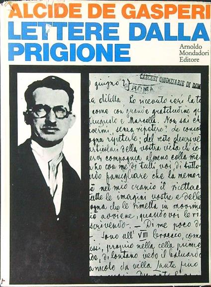 Lettere dalla prigione - Alcide De Gasperi - copertina