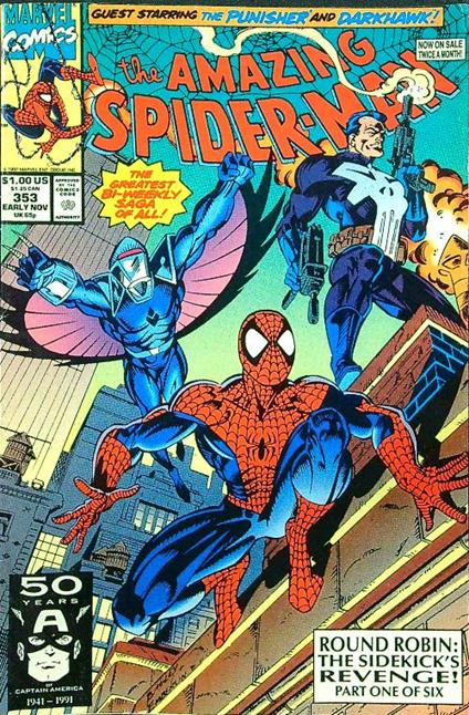 The amazing spider-man 353 - copertina