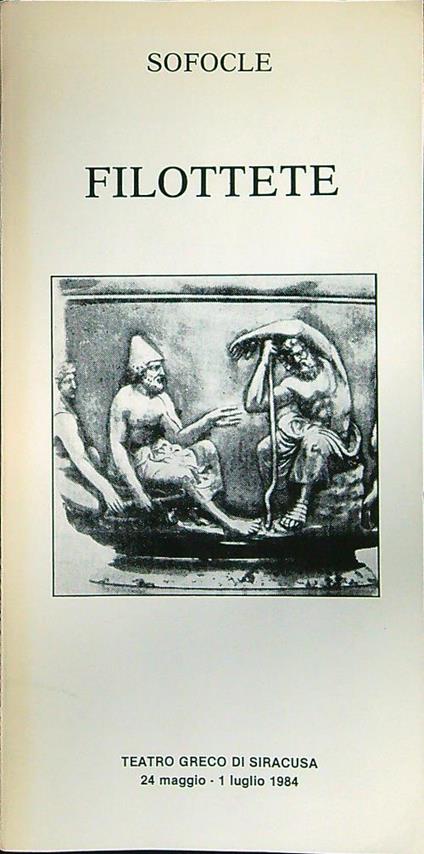 Filottete - Sofocle - copertina