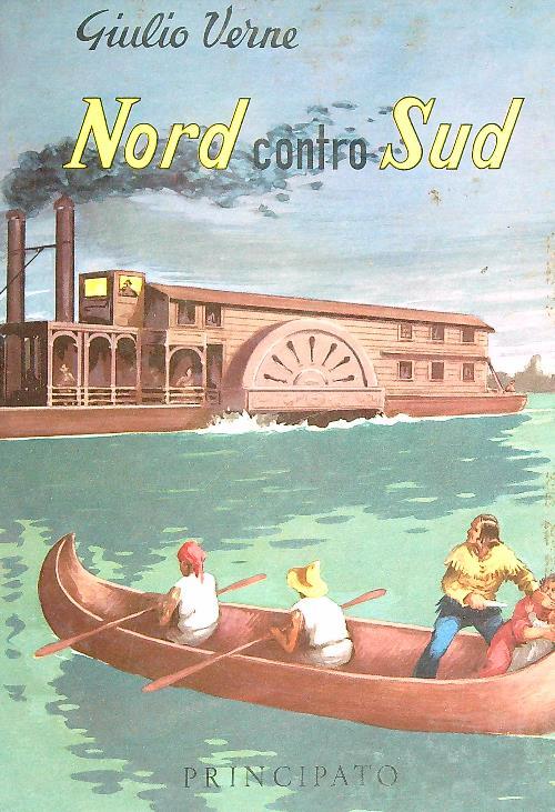 Nord contro sud - Giulio Verne - copertina