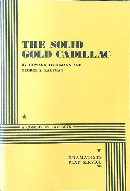 The solid gold Cadillac - Teichmann - copertina