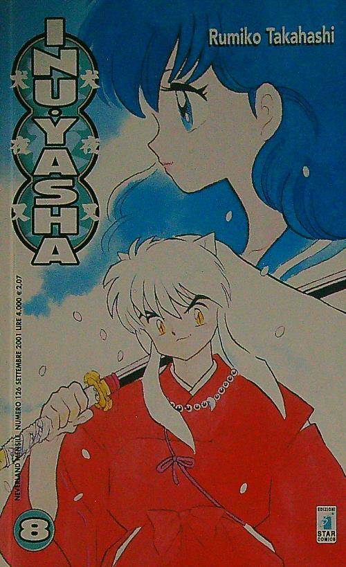 Inu Yasha n. 8 - Rumiko Takahashi - copertina