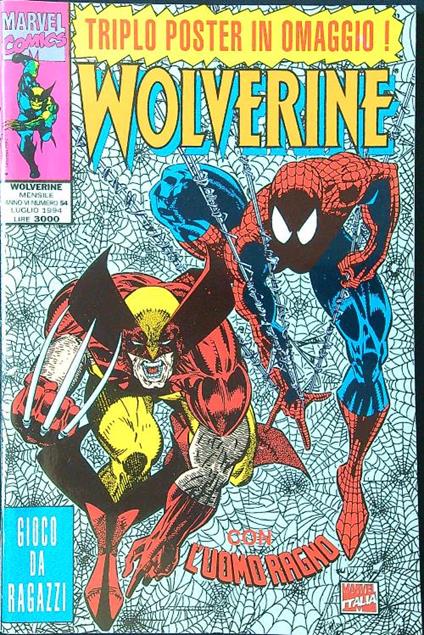 Wolverine n. 54/luglio 1994 - copertina