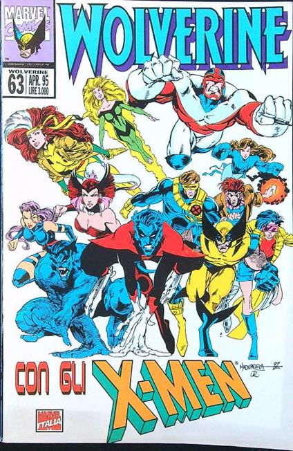 Wolverine n. 63/aprile 1995 - copertina