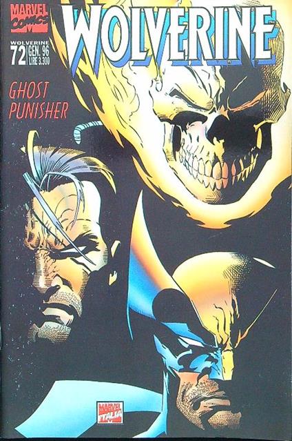 Wolverine 72 gennaio 1996 - copertina