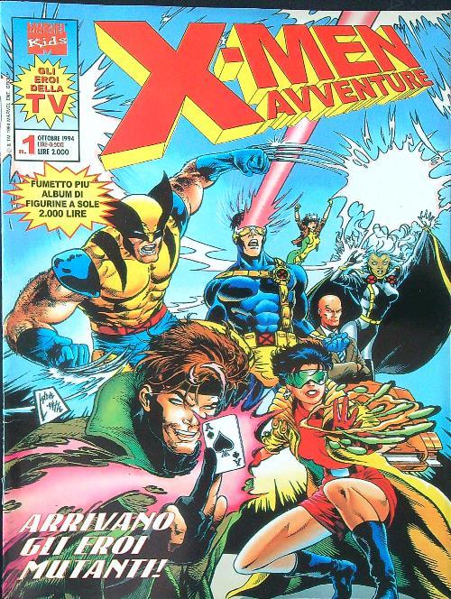 X-Men avventure n. 1/ottobre 1994 - copertina