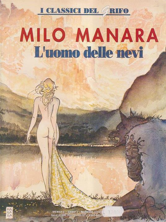 L' uomo delle nevi - Milo Manara - copertina