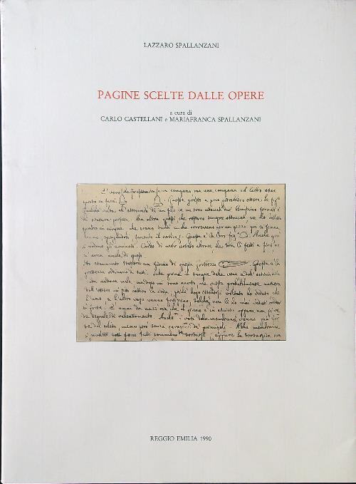 Pagine scelte dalle opere