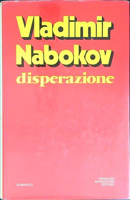 Disperazione - Vladimir Nabokov - copertina