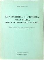 Le poetiche e l'estetica nella storia della letteratura francese