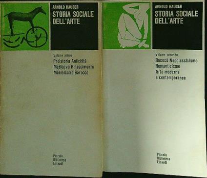 Storia sociale dell'arte 2 vv - Arnold Hauser - copertina