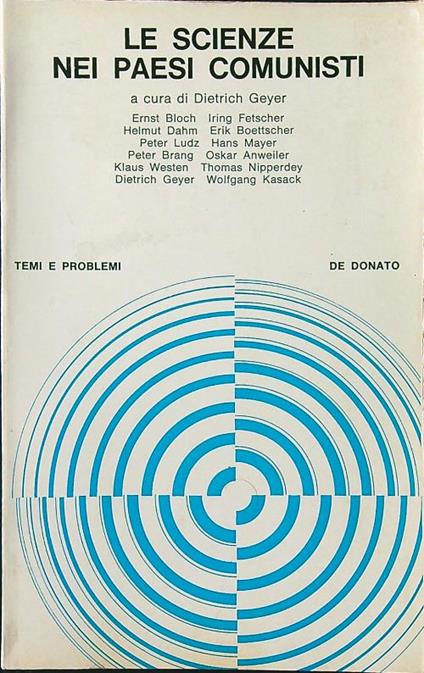 Le scienze nei paesi comunisti - Dietrich Geyer - copertina
