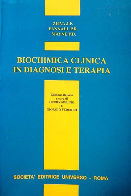 Biochimica clinica in diagnosi e terapia - copertina