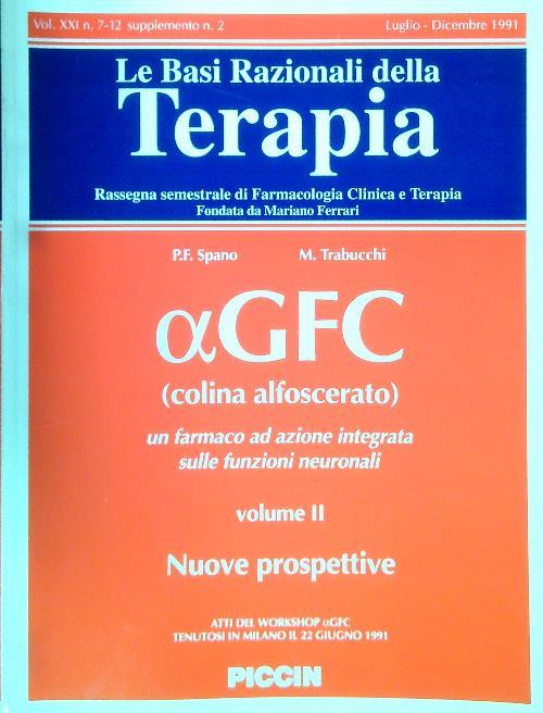 Le basi Razionali della Terapia Vol. XXI n. 7-12 supplemento n. 2/1991