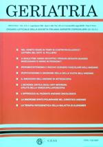 Geriatria - Vol XI N. 4 - Luglio Agosto 1999