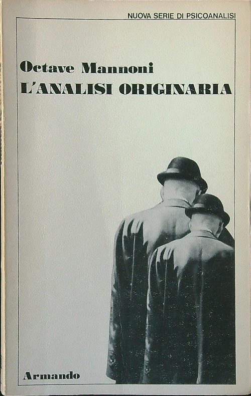 L' analisi originaria - Octave Mannoni - copertina