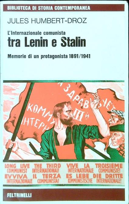 L' internazionale comunista tra Lenin e Stalin - Jules Humbert-Droz - copertina