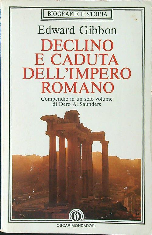 Declino e caduta dell'impero romano - Edward Gibbon - copertina