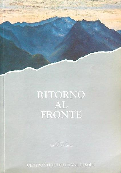 Ritorno al fronte - Udalrico Fantelli - copertina