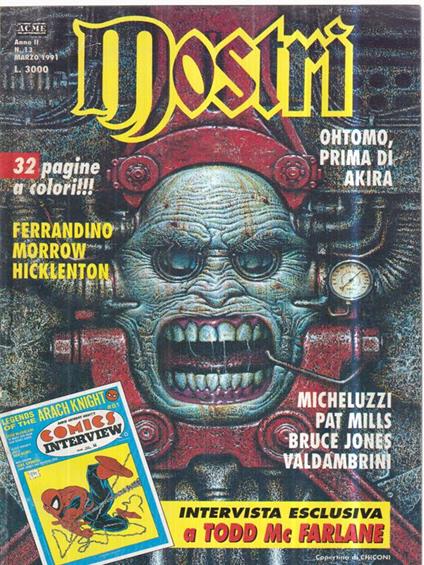 Mostri n. 13/marzo 1991 - copertina