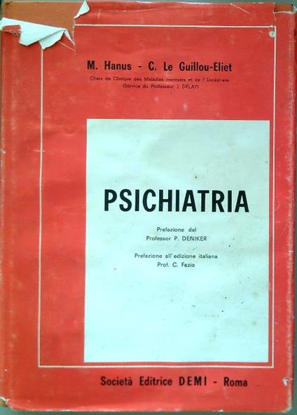 Psichiatria - M. Hanus - copertina