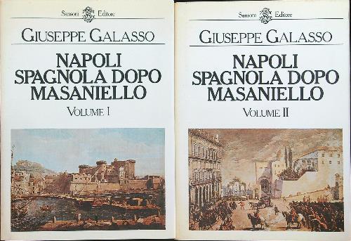 Napoli Spagnola dopo Masaniello 2 vv - Giuseppe Galasso - copertina