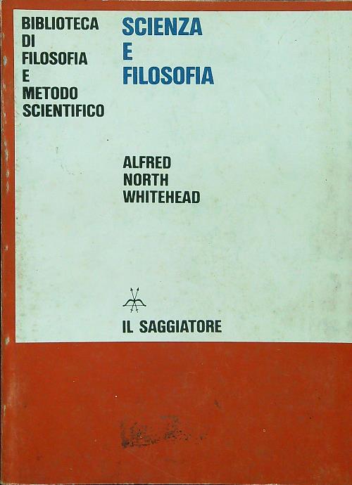 Scienza e filosofia - Alfred North Whitehead - copertina