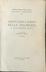 Scritti editi e inediti sulla Dalmazia e sui popoli slavi tomo 1