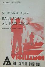 Novara 1922 : battaglia al fascismo