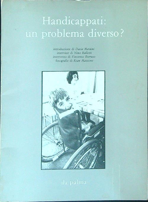 Handicappati Un problema diverso? - copertina