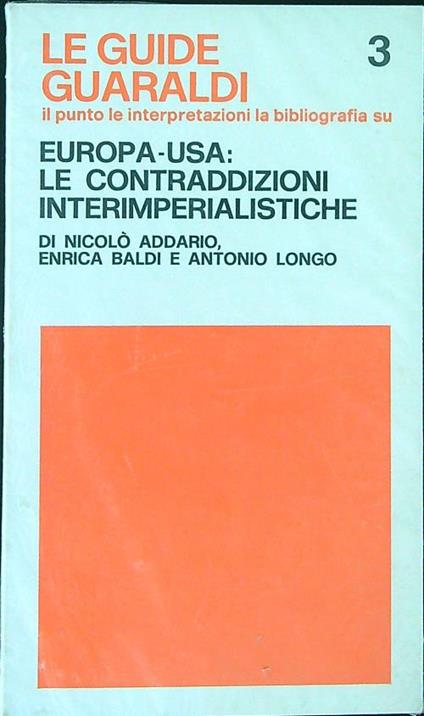 Le  guide Guaraldi 3 Le contraddizioni interimperialistiche - copertina