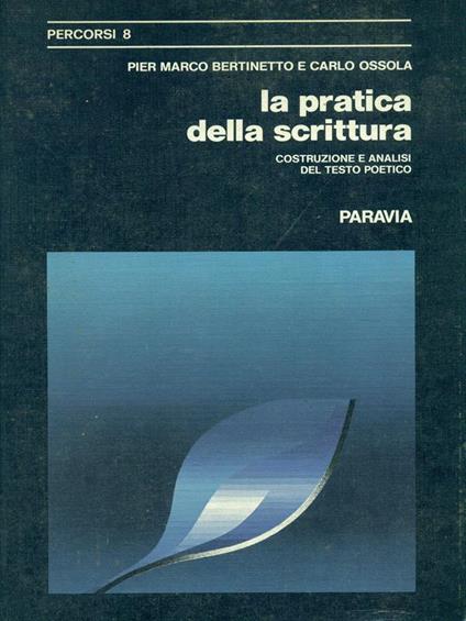 La pratica della scrittura - Bertinetto - copertina