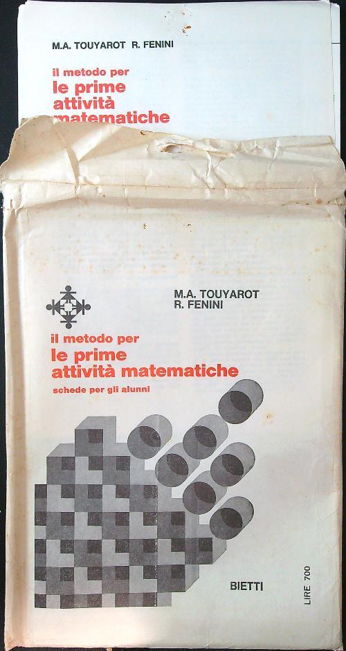 Il metodo per le prime attività matematiche. Schede per gli alunni - Touyarot - copertina