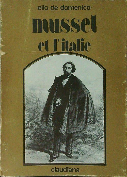 Musset et l'Italie - Elio De Domenico - copertina