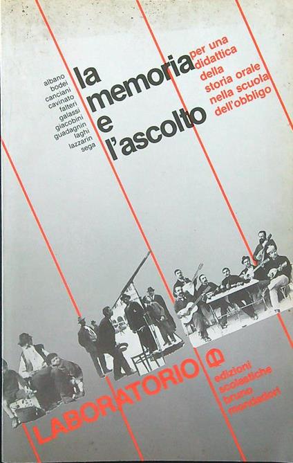 La memoria e l'ascolto - copertina