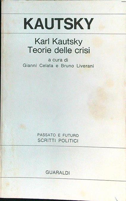 Teorie delle crisi - Kautsky - copertina