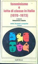 Femminismo e lotta di classe in Italia 1970-1973